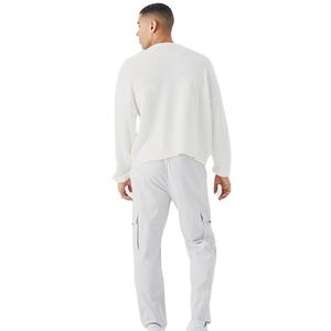 Nouveauté Pantalon cargo pour homme à taille élastique, multi-poches, design personnalisé, uni, grande taille, léger et confortable - Product Image 5