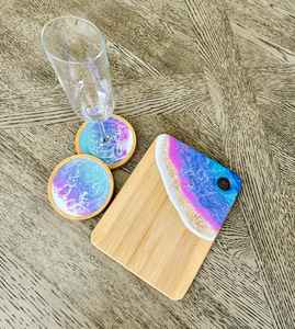 Tabla de Cortar de Madera de Resina de Superficie Lisa Hecha con Madera de Acacia y Madera de Mango que Ofrece un Corte Confiable - Product Image 4