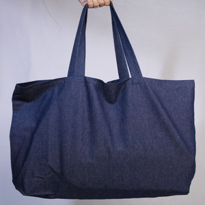 Bolsa de Compras Grande de Algodón Orgánico Ecológico con Logotipo Personalizado, Impresa con Serigrafía, Reutilizable, Lavable, de Lona, para Mujer - Product Image 3