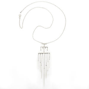 Handmade Unique Design Plain 925 <b>Sterling</b> <b>Silver</b> <b>Necklaces</b> Trendy Fashionable 2025 <b>Silver</b> Jewelry For Women Wholesale OEM ODM - Product Image 3