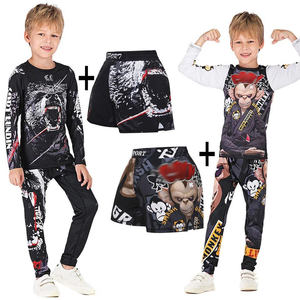Rashguard personnalisé pour enfants MMA, Rashguard MMA personnalisé, Rashguards BJJ entièrement sublimés - Product Image 1