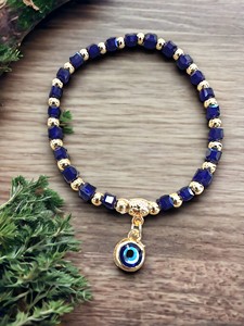 DAFNI BIG PAZAR Bracelet élastique en perles de pierre, différents modèles, cadeau unisexe, fabriqué à Istanbul, numéro de modèle 44 - Product Image 4