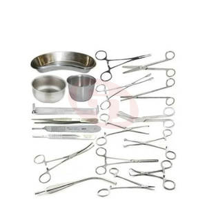 Instrumentos quirúrgicos generales reutilizables con soporte de aguja de herramientas de acero inoxidable para profesionales médicos conjunto quirúrgico general - Product Image 6