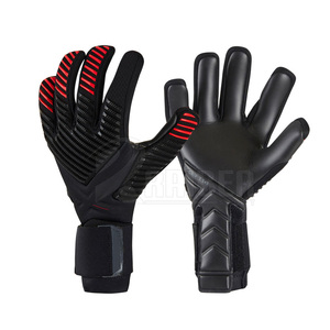 Gants de gardien de but de football à tricoter en latex de protection professionnelle meilleure vente de gants de gardien de but - Product Image 1