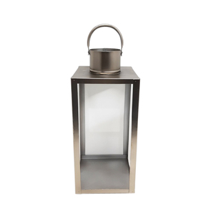 <b>Set</b> Of 2 Iron Square <b>Lantern</b> With Handle Silver Colour Small Size Hanging & Decorative <b>Lantern</b> For Wedding Decoration Customized - Product Image 6