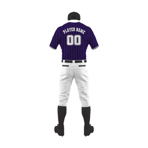 Nouveau modèle à séchage rapide respirant hommes poids léger Baseball uniforme 100% Polyester Baseball uniforme pour les jeunes - Product Image 3