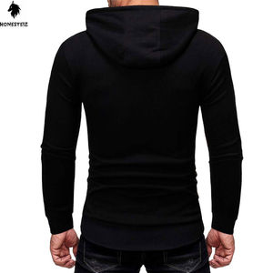 เสื้อสวมหัวแบบลำลองสำหรับผู้ชายไซส์ XL เสื้อมีฮู้ดพิมพ์ลายนูนดิจิตัลลาย100% ผ้าฝ้ายขายดีมาใหม่ - Product Image 4