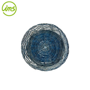Lot de 3 porte-assiettes en papier rond en bambou de 11 pouces - Product Image 3