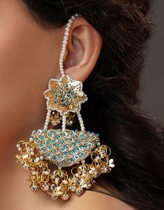 Boucles d'oreilles brodées de perles, boucles d'oreilles multi-perles personnalisées, bijoux de fête pour femmes au meilleur prix, boucles d'oreilles en perles - Product Image 6