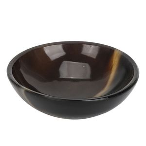 BOL EN CORNE FAIT À LA MAIN NON CRAFT SALAD bol de service fabricant en gros nouveau Design fini à la main bols à salade en corne de buffle - Product Image 3