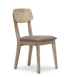 Wooden <b>chair</b> Midcentury Design Solid Wood Dining <b>Chair</b> with Velvet or <b>Linen</b> Seat Cushion for Home or Hotel Use - Product Image 1