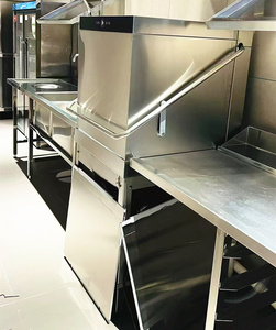 <span class=keywords><strong>Lave</strong></span>-<span class=keywords><strong>vaisselle</strong></span> <span class=keywords><strong>professionnel</strong></span> de type hotte, construction en acier inoxydable, pour une utilisation intensive - Product Image 5