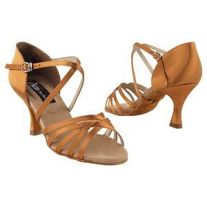 Molto Fine stile moderno CD2001 morbido balletto e ballo da sala scarpe da ballo di media larghezza in pelle scamosciata fodera e soletta in gomma - Product Image 1