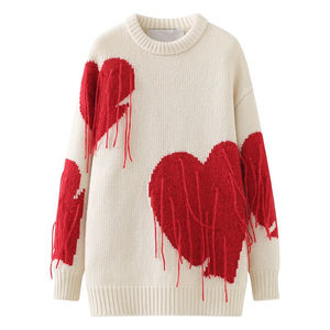 Pulls en laine 100% pour femmes, marque de fabricant professionnel, hiver, manches longues, patchs personnalisés, logo de couleur personnalisé, haute qualité - Product Image 1