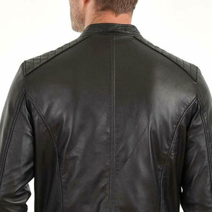 Veste en cuir pour hommes de bonne qualité étiquette personnalisée nouveau arrivé meilleur prix qualité durable prix bas nouveau style - Product Image 6