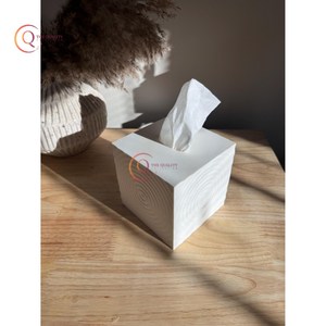 Distributeur de mouchoirs en marbre de haute qualité comptoir en pierre naturelle Table à manger Premium bureau usage domestique papier porte-boîte fournitures - Product Image 3