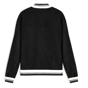 Chaqueta Varsity Entallada para Hombre, Logotipo Personalizado, Manga Larga, Transpirable, Secado Rápido, Moda Urbana de Invierno - Product Image 4