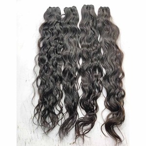 Extensiones de Cabello Natural Remy de la Mejor Calidad, Textura Rizada, Grado Superior, 100% de un Solo Donante, Crudo Sin Procesar, Trama a Máquina - Product Image 1