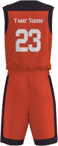 Uniforme de basket-ball léger et respirant, grande taille, avec design personnalisable, haut de qualité supérieure de couleur unie pour hommes adultes - Product Image 2