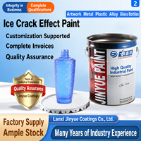 Peinture UV à effet cristallin Ice Flower, revêtement spécial pour la décoration du verre et du métal