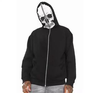 Nouveau style 2026 – Sweat à capuche zippé pour homme, 100 % coton, motif uni, excellente qualité, idéal pour l'hiver – En vente en ligne - Product Image 1