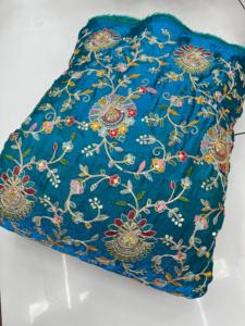 Rouleaux de tissu en soie Fendy brodés de haute qualité, respirants, pour vêtements et design de mode, poids moyen, vente en gros - Product Image 2