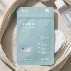 EZ Touch Slim Cover 12mm Patch anti-acné ultra-fin - Patch hydrocolloïde invisible ultra-mince - Fabriqué en Corée - Product Image 1
