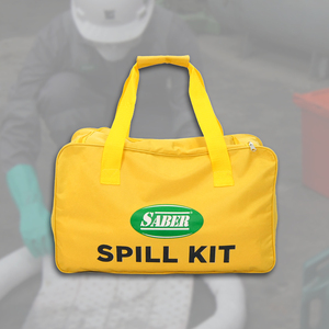 Kit para Derrames de Petróleo de 30 Litros con Bolsa de Transporte – Kit Absorbente Móvil para Respuesta a Derrames de Petróleo para Operaciones en Campo - Product Image 1