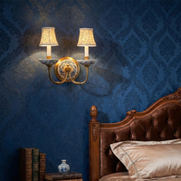 Applique murale moderne de luxe en cristal, en laiton doré, luminaire décoratif pour salon, chambre à coucher, chevet