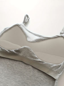 เสื้อกล้ามแฟชั่นฤดูร้อนใหม่คุณภาพสูงสวมใส่สบายเสื้อแขนกุดเซ็กซี่ระบายอากาศสั้นสำหรับเด็กผู้หญิง - Product Image 2