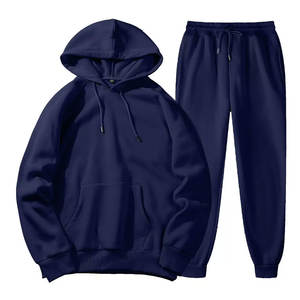 Survêtements pour hommes 2 pièces ensemble sweat à capuche pantalon de jogging survêtements vêtements de jogging athlétique tenues deux pièces vêtements de sport survêtements - Product Image 2