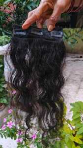 ผมต่อแบบหนีบผมมนุษย์อินเดียเรียงตามธรรมชาติผมลอนคลื่นลึกสไตล์คลื่นน้ำเนื้อนุ่มเรียบเกรดดี - Product Image 4