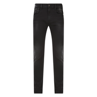 Nouveau Jean Tricoté Extensible et Délavé pour Homme, Coupe Droite Confortable Grande Taille, Style Décontracté Chic 100% Coton