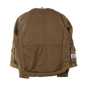 Chaqueta cortavientos de grosor estándar con cierre de cremallera Patrón impreso en material de algodón y poliéster - Product Image 4