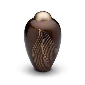 Cloud Crémation VASE Urne Solide Métal Argenté avec Sérigraphie pour le Stockage des Cendres à Bas Prix de l'Inde - Product Image 2