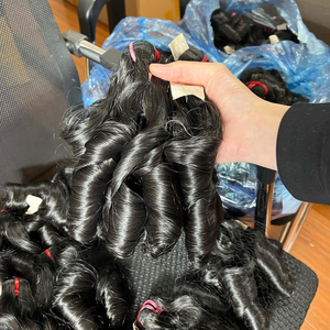 Top 1 des meilleures ventes de cheveux vierges du Vietnam Super Bouncing Curly Hair Collection Perruques brutes vietnamiennes Extensions de cheveux - Product Image 2