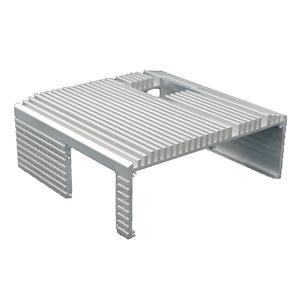 Disipador de calor de punzón cuadrado ODM personalizado de alta calidad Serie 6000 Aleación de aluminio Incluye servicio de procesamiento de soldadura de corte y doblado - Product Image 1