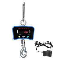 Báscula de peso de grúa BT colgante Mini portátil Digital de 1000kg de la batería