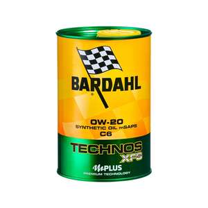 Bardahl Technos XFS C6 0W20 1L Aceite de motor sintético de alta calidad para motores automotrices Diesel API Certified Cod 395039 - Product Image 1