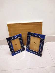 Marco DE FOTOS ecológico cuadrado de madera maciza A4 8x10 arte de pared rústico de madera dura de nogal para boda/cumpleaños - Product Image 6