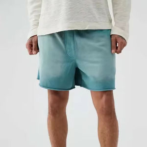 Pantalones cortos casuales lavado ácido sol desteñido para hombres alta calidad moda logotipo personalizado verano Jean pantalones cortos holgados Streetwear pantalones cortos para hombres - Product Image 4