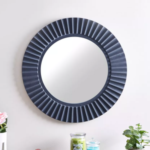 Espejo de pared de lujo artístico decorativo Ideal para interiores de firma Hermosos trabajos de metal hechos a mano para hogares y hoteles Premium - Product Image 2