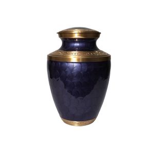 Hot Selling Metal Urns for Human Ashes Adult Male & Female for Funeral or Home Top Custom Elegant Aluminum Urns Enamel Finish - Product Image 1
