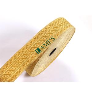 งานหัตถกรรมตกแต่งเสื้อผ้าสำหรับถักขอบผ้าลูกไม้สีทองฝรั่งเศส - Product Image 2