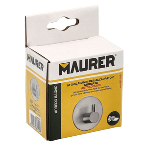 Colgador de Baño Maurer, Individual, Cromado, Color Acero Inoxidable, Autoadhesivo - Product Image 5