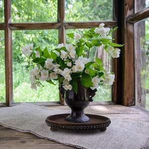 Bandeja de servicio de madera de acacia ecológica hecha a mano, diseño ligero para uso en interiores y exteriores, disponible a precio mayorista - Product Image 4