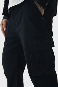 New Trending Utility <b>Cargo</b> sweatPants for mens With front & side <b>cargo</b> Pockets Mid Waist solid colour Joggers Fit Men's Pants - Product Image 5