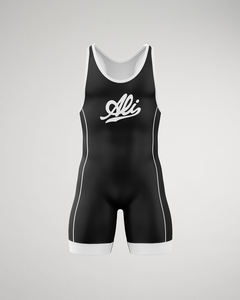 100% Double tricot Polyester Spandex équipe lutte uniforme Singlet nouveau adulte haltérophilie Singlet - Product Image 2