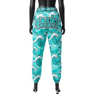 Pantalones Cortavientos para Mujer, Ligeros, Tejido de Poliéster, Impresión por Sublimación GSM, Cintura Elástica, Logotipo Personalizado - Product Image 2