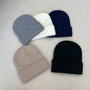 Gorros acrílicos de lana de moda superior para mujeres y hombres, diseño personalizado, ropa de invierno, Skullies cálidos, estilo al aire libre - Product Image 2